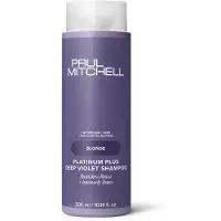Paul Mitchell Blonde Platinum Plus Deep Violet Shampoo shampoing violet anti-jaunissement 300 ml