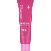 Lee Stafford Grow Strong & Long Stimulating Scapl Scrub peeling pour le cuir chevelu végan 100 ml