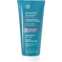 Ducray Keracnyl Foaming gel gel moussant purifiant pour peaux grasses sujettes à l'acné 200 ml