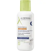A-Derma Exomega Control Repairing Emollient Night Cream crème de nuit régénérante anti-grattage 400 ml