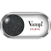 PUPA Milano Vamp! Radiant Baked Eyeshadow fard à paupières effet miroitant longue tenue teinte 301 Frozen Black - METALLIC 1 g