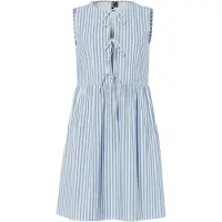 Pieces Robe d’été 'PCJolly' bleu clair / blanc