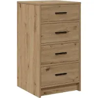 vidaXL Sideboard Chêne Artisan 40 x 41 x 75 cm Matériau dérivé du bois