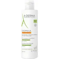A-Derma Exomega Control Emollient Foaming Gel gel moussant adoucissant pour peaux sèches à atopiques 500 ml
