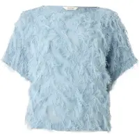 SELECTED WOMEN Col Bateau Top Femme Bleu 36