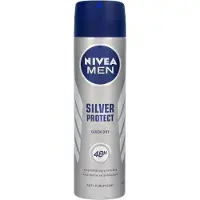 Nivea Men Silver Protect Antiperspirant avec Spray 150ml - Protection efficace contre la transpiration - Spécialement pour les hommes