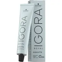 Schwarzkopf Professionnel Igora Royal Highlifts - Peinture capillaire à formule éclaircissante, 60 ml 12-19 | Blond cendré violet spécial