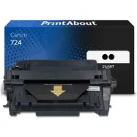 PrintAbout Toner compatible pour Canon 724 - 2x Noir - Multipack