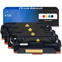 PrintAbout Toner compatible pour HP 415A (W2030A) - 4 couleurs - Multipack