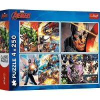 Trefl Puzzle 4 Puzzles - Jours Héroïques - 200 à 499 pièces