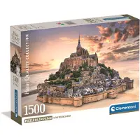 Clementoni CLE puzzle 1500 Compact TheMountSaintMichRis.31730