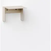 TIPTOE Pli Steel Floating Étagère 20 cm | Cream White