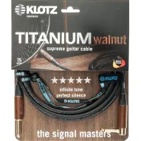 Klotz TIW0450PR câble de guitare avec connecteurs en noyer 4,5 m
