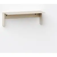 TIPTOE Pli Steel Floating Étagère 45 cm | Cream White