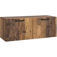 vidaXL Meuble TV mural en bois vieilli 78,5 x 31 x 30 cm