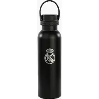 Real Madrid 600 Ml Rmcf+escudo Thermal Bottle Clair