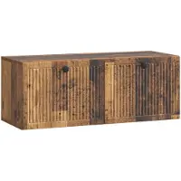 vidaXL Meuble TV mural en bois vieilli 78,5 x 31 x 30 cm