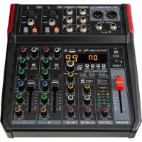JB Systems LIVE-6 table de mixage 4 canaux avec lecteur multimédia