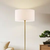 LumenXL Lampadaire avec abat-jour en tissu - Valya