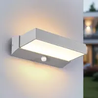 LumenXL Applique d'extérieur Onyx avec capteur - argent