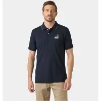 Helly Hansen pour homme. 34545 Polo Hp Figari marine (L), Casuel, Polyamide, Manche courte