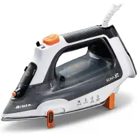 Ariete Ferro da Stiro a Vapore 6190 Step UP - Piastra Ceramica Ultraglide 57 Fori, 2400W, Vapore 30g/min, Colpo Vapore 155g, Serbato
