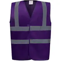 Yoko Pack 50 Gilet haute visibilit? Purple - Yoko YHVW100 - Taille 3XL