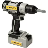 Stanley Jr. Battery Operated Drill Educational Toy Argenté Enfants