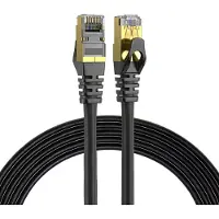 Elfcam Câble de raccordement Cat 7, 30 m, câble réseau RJ45 SFTP, 10 Gbit/s, 600 MHz, 100 % cuivre, blindé, câble Ethernet LAN pour routeur, PC, console
