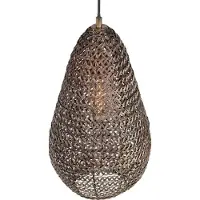 TRIO Lampe à suspension en bronze Ziva Ø 23 cm