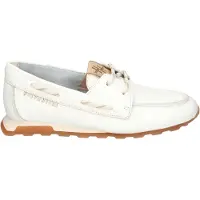 Hispanitas pour femme. HV264603 Baskets Zinnia blanc cassé (37), Cuir, Plat, Aucun, Casuel, Classique