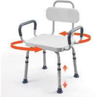 Vevor Chaise de Baignoire Pivotante à 360°