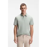 BOSS pour homme. 50507699 Polo vert Passertip (3XL), Casuel, Coton, Manche courte