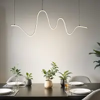 LumenXL Lampe suspendue design Linea de forme sinueuse avec gradation à 3 niveaux