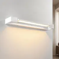 LumenXL Applique blanche pivotante Sirle, 45 cm
