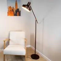 LumenXL Lampadaire inclinable - Tom - marron café