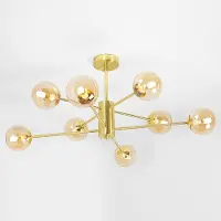 LumenXL Suspension design avec verre ambré - Idaho