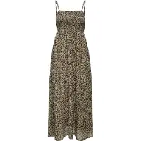 ONLY Robe 'ONLElena Vikki' beige / brocart / noir