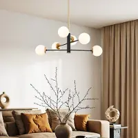 LumenXL Lampe suspendue Damian à 6 lumières