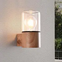LumenXL Lampe d'extérieur moderne Juliano en aspect bois