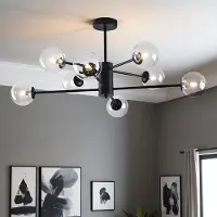 LumenXL Suspension design avec verre transparent - Idaho