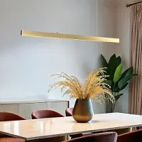 LumenXL Lampe suspendue minimaliste Ami avec LED à 3 niveaux de gradation - or
