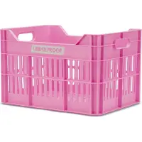 URBAN PROOF Click caisse à vélo 30 litres en plastique recyclé rose clair