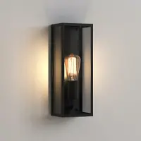 Astro Messina 130 lampe murale d'extérieur noire E27, IP44, 60W