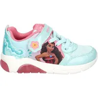 Geox Baskets azur / aqua / brun foncé / rose