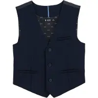 We fashion Gilet bleu foncé