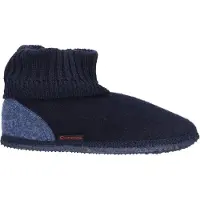 Giesswein Pantoufle 'Kramsach' bleu-gris / bleu foncé