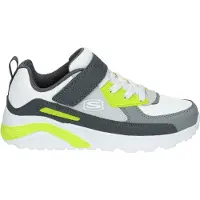 SKECHERS Baskets 'UNO LITE' anthracite / gris basalte / gris clair / pomme