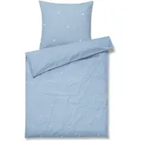 Juna Literie - Bébé - Daisy - Bleu Clair av. Fleurs - - Bébé - Literie - Bébé