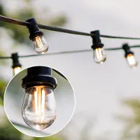 LumenXL Kit guirlande guinguette avec ampoules LED à double filament - dimmable